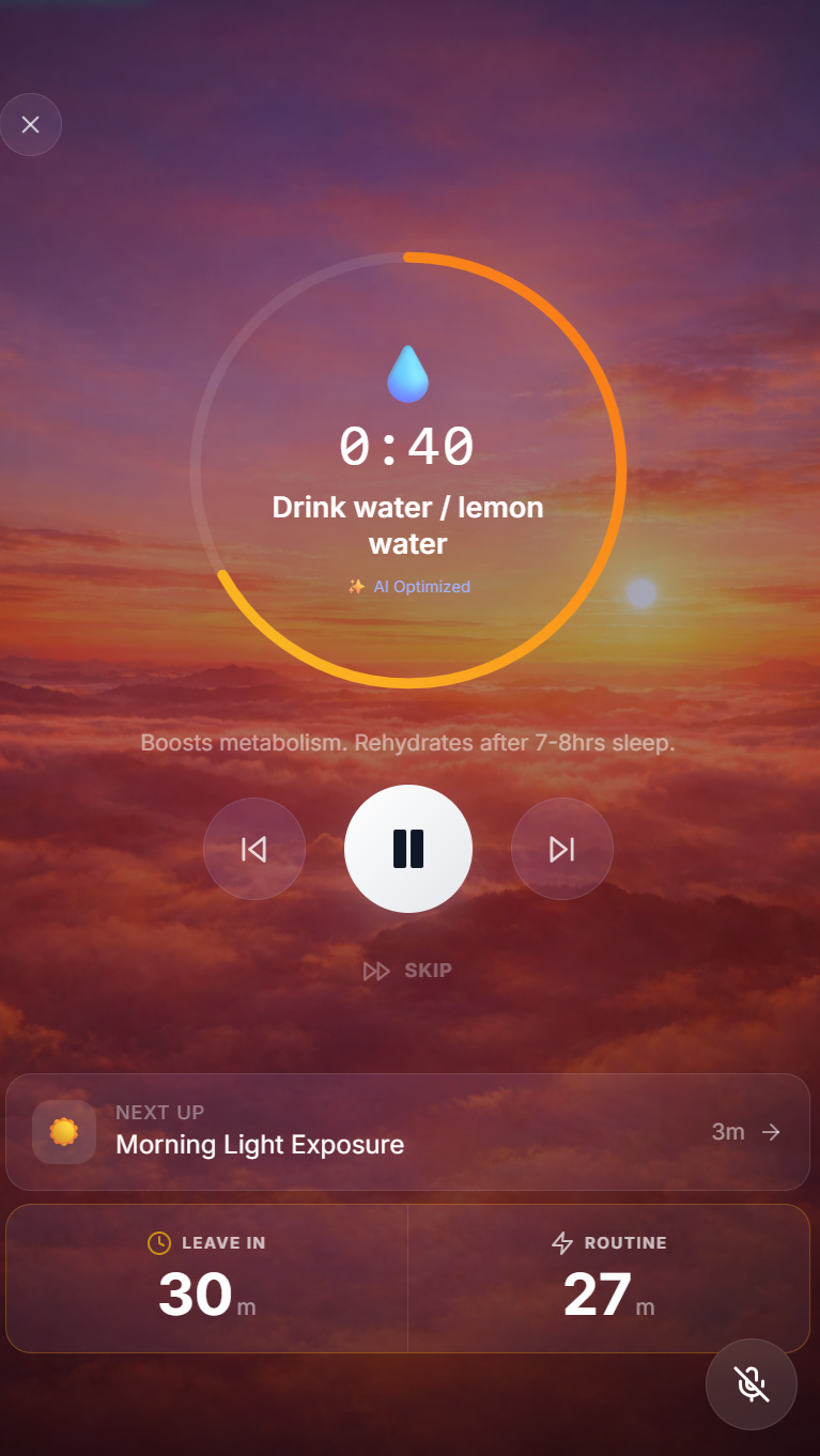 Nobiru compressed routine timer